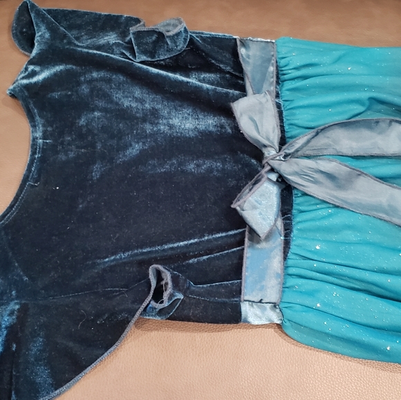 SOLD - Teal party dress - Picture 6 of 7